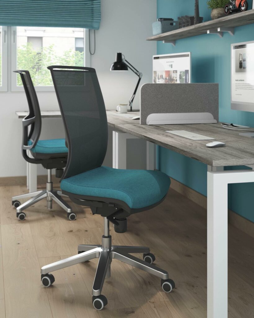 chaise de bureau dos filet Valence
