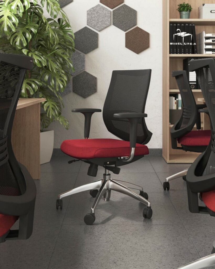 chaise de bureau accoudoirs Valence