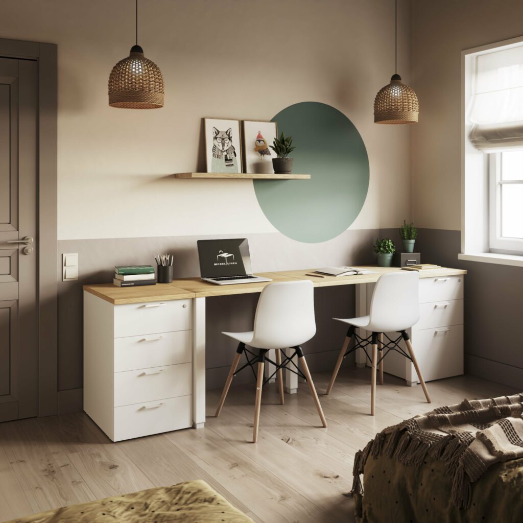 Bureau avec tiroirs Valence
